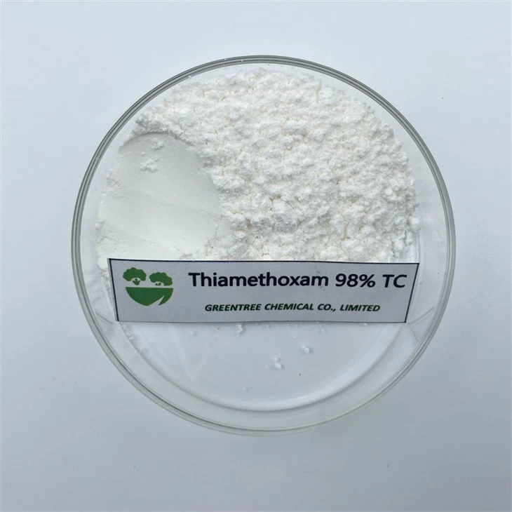 Produtos dos inseticidas dos agrotóxicos de C8H10ClN5O3S Thiametoxam 98% Tc